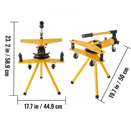 VEVOR Handmatige hydraulische pijpbuiger Scheepsbouwmachine-industrie.Hoge kwaliteit