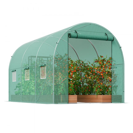 VEVOR kas tunnelkas koudframe tomatenhuis 292x196x190cm groen