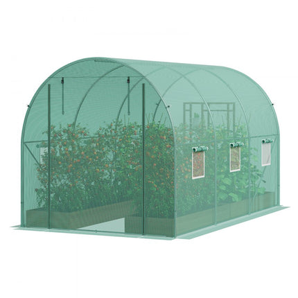 VEVOR kas tunnelkas koudframe tomatenhuis 345x195x192cm groen