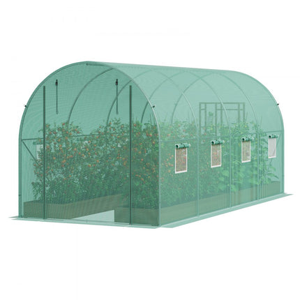 VEVOR kas tunnelkas koudframe tomatenhuis 445x194x192cm groen