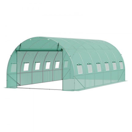 VEVOR kas tunnelkas koudframe tomatenhuis 590x295x198cm groen