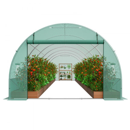 VEVOR kas tunnelkas koudframe plantbed tomatenhuis 890x295x198cm