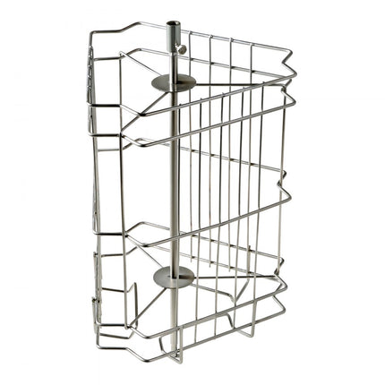 VEVOR Handmatige Honing Extractor Tangentiële Extractor Roestvrij Staal 3 Frames Honing Extractor 45mm Honing Klep Diagonale Extractor 48x16/23cm Honingraat Grootte Transparant Deksel Bijenteelt Imker Accessoires