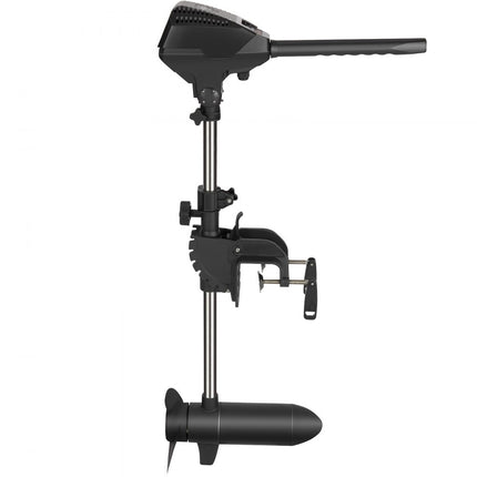 VEVOR elektromotor 24V vaarbewijsvrije bootmotor elektrische boot buitenboordmotor 1500-1700rpm versnellingen vooruit/achteruit selecteerbare elektromotor golflengte instelbaar 10 LED displays