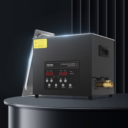 VEVOR Ultrasone reiniger 10L Reinigingsmachine met timerverwarming en mand 240W