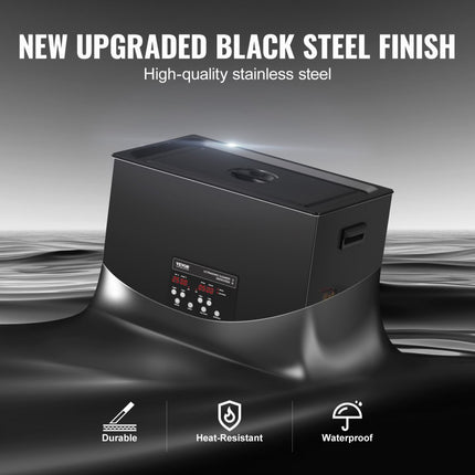 VEVOR Ultrasone reiniger 30L Reinigingsmachine met timerverwarming en mand 600W