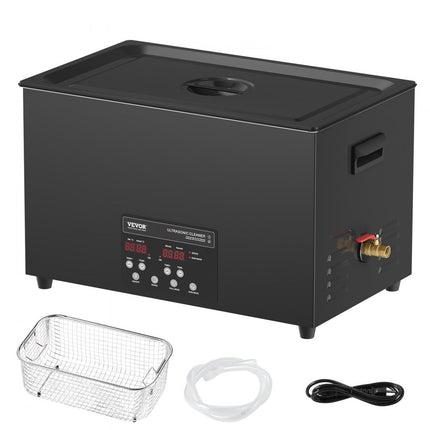 VEVOR Ultrasone reiniger 30L Reinigingsmachine met timerverwarming en mand 600W