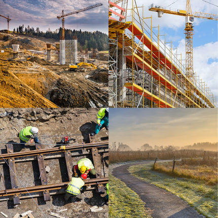 VEVOR Laser Statief en Staf Kit 1,65M Statief en 5M 5-delige Staf voor Laserniveau