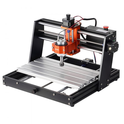 VEVOR CNC-freesmachine, 300x200x72mm Werkgebied, 120W Graveermachine, 3-assige Grbl-besturing Houtgraveer-freesmachinekit 1200 RPM Met Offline Controller Voor Hout, Acryl, Mdf, Pvc, Schuimplastic