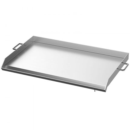 32 "x 17" roestvrijstalen bakplaat met platte bovenkant voor kookgerei met drievoudige bakplaat