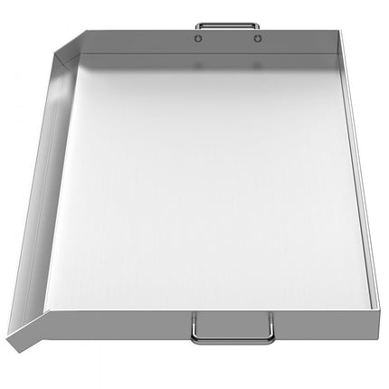 32 "x 17" roestvrijstalen bakplaat met platte bovenkant voor kookgerei met drievoudige bakplaat