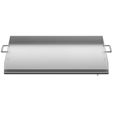 32 "x 17" roestvrijstalen bakplaat met platte bovenkant voor kookgerei met drievoudige bakplaat