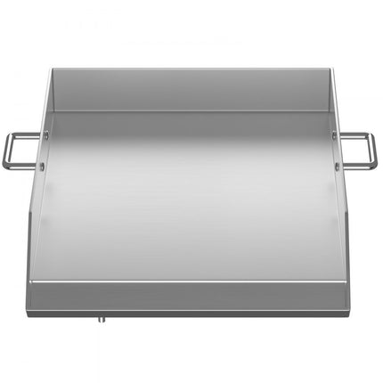 VEVOR 18" x 16" roestvrijstalen bakplaat platte grill buitengrill drievoudige brander