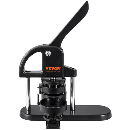 VEVOR button machine button maker machine 25/32/58 mm, badge punch press, button press, DIY badge press machine button badge maker voor gepersonaliseerde badges inclusief magisch boek