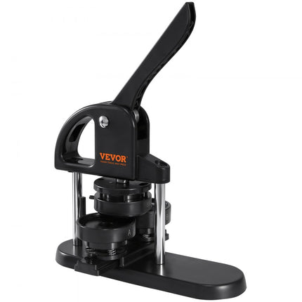 VEVOR button machine button maker machine 25/32/58 mm, badge punch press, button press, DIY badge press machine button badge maker voor gepersonaliseerde badges inclusief magisch boek