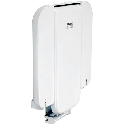 VEVOR Opklapbaar douchezitje ABS 15,7 x 16,7 inch Wandgemonteerde douchebank 200 kg