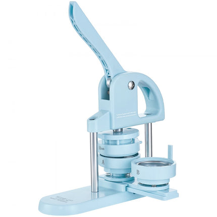 VEVOR Buttonmaker Button Maker Machine, 25/32/58mm 3 in 1 Pinmaker, 300 stuks Button Onderdelen, Buttonmaker Machine met Panda Magic Book, Bow Handle Punch Set voor doe-het-zelf cadeaus voor kinderen