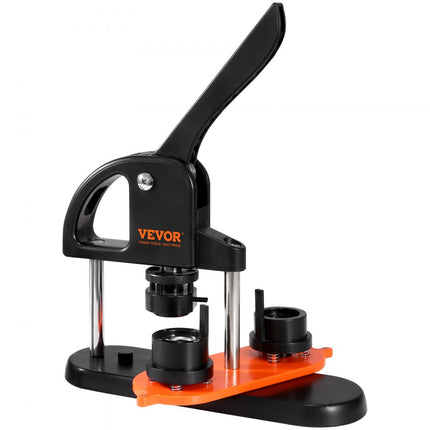 VEVOR knopenmachine knopenmaker machine 25 mm 500 stuks Badgeponspers, knoppers, DIY badgepersmachine knopenbadgemaker voor gepersonaliseerde badges inclusief magisch boek