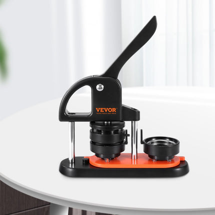 VEVOR knopenmachine knopenmaker machine 58 mm 100 stuks Badgeponsmachine, knopenpers, DIY badgepersmachine knopenbadgemaker voor gepersonaliseerde badges inclusief magisch boek en cirkelsnijder