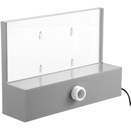 VEVOR Waterval Fountain Led Kleur Blauw Zwembad Waterval Verlichte Waterval Van Zwembad In Acryl