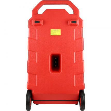 VEVOR 32 gallon brandstoftrolley Brandstofopslag op wielen met 12V DC 140W transferpomp (alleen diesel) Debiet dieselbrandstoftank 40 l/min voor vrachtwagens Boten