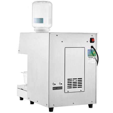 VEVOR Commerciële Sneeuwvlokijsmachine 180kg/24u Ijsscheerapparaat Touch LCD
