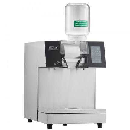 VEVOR Commerciële sneeuwvlokijsmachine 240 kg/24 uur ijsscheerapparaat roestvrij staal