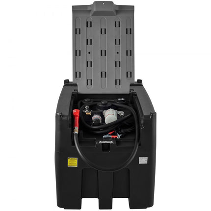 VEVOR Draagbaar Diesel Tank Mobiel Tanksysteem 116 Gallons Diesel Benzinestation 140W
