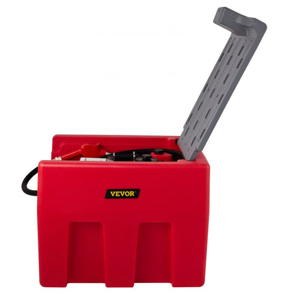 VEVOR Draagbaar Dieseltank Mobiel Tanksysteem Rood Mobiel dieseltankstation 140W