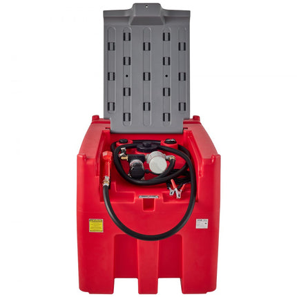 VEVOR Draagbaar Diesel Tank Mobiel Tanksysteem 116 Gallon Diesel Tankstation Rood