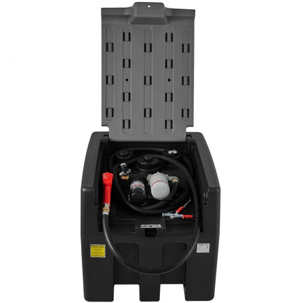 VEVOR Draagbaar Diesel Tank Mobiel Tanksysteem Zwart Diesel Tankstation 2600 RPM