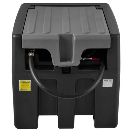 VEVOR Draagbaar Diesel Tank Mobiel Tanksysteem Zwart Diesel Tankstation 2600 RPM