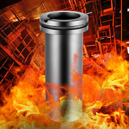 VEVOR Grafietsmeltkroes 3 KG Grafiet Crucible van Dubbele Beker Binnendiameter 50 mm Grafiet Oven Gieten Hoogte 170 mm Grafiet Pot voor Smelten van Edelmetalen Zoals Goud/Zilver/Koper/Ijzer/Aluminium