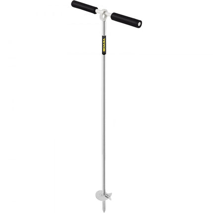 VEVOR Zandankerboor voor strand en zandbank, 90 cm 316 roestvrijstalen schroefanker met afneembare handgreep, bungeelijn en draagtas, voor jetski PWC pontonkajak