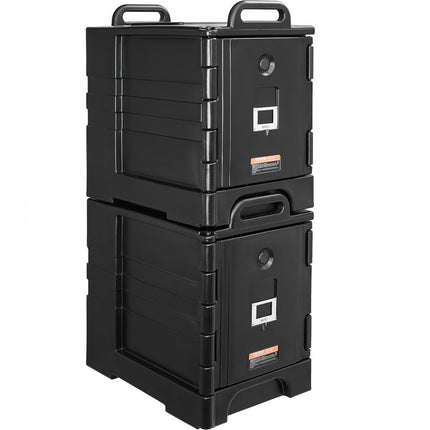 VEVOR geïsoleerde voedselcontainer Voedselcontainer Carrier 75Lx2 Voedselverwarmer