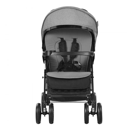 VEVOR twin kinderwagen broer/zus kinderwagen opvouwbaar 120x53,5x102cm donkergrijs