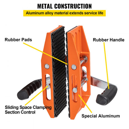 VEVOR Dubbele Hand Hijsklem Graniet Glas Hijsklem 50 mm Granieten Draagklemmen