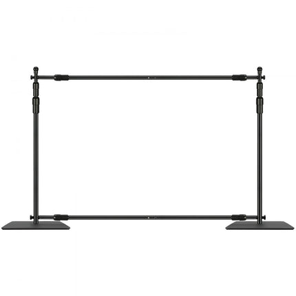 VEVOR Fotoachtergrond Professionele fotografieachtergrond 3048 x 3048 mm Achtergrond Stofgrootte Studio rekwisieten Achtergrond Verstelbare pijp- en gordijnstandaard Bruiloften Feestopstellingen