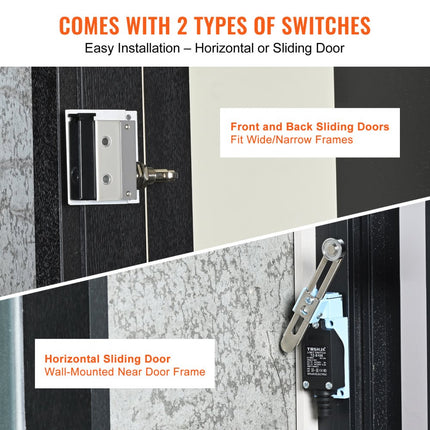 VEVOR 3ft Commercieel Binnenluchtgordijn Super Power 2 Snelheid 2038m3/u Wandgemonteerde Luchtgordijnen voor Deuren Indoor Overdeurventilator met Heavy Duty Eindschakelaar Eenvoudig te installeren