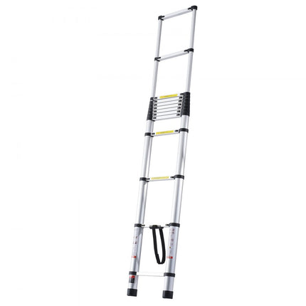 VEVOR telescoopladder, trapladder, vouwladder, uitschuifbare ladder, 170 kg, 5 m