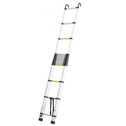 VEVOR telescoopladder, trapladder, vouwladder, uitschuifbare ladder, 170 kg, 6 m