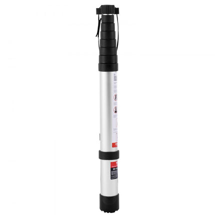 VEVOR telescopische ladder, trap, vouwladder, uitschuifbare ladder, 170 kg, 2,6 m