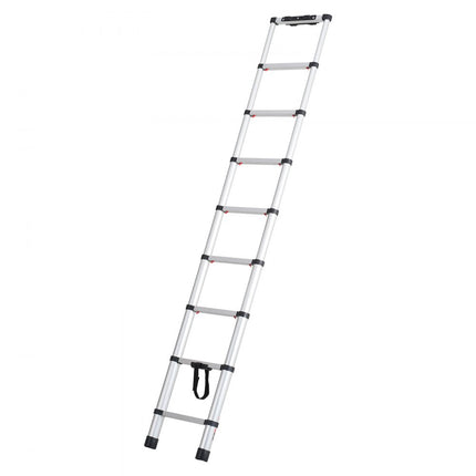 VEVOR telescopische ladder, trap, vouwladder, uitschuifbare ladder, 170 kg, 2,6 m