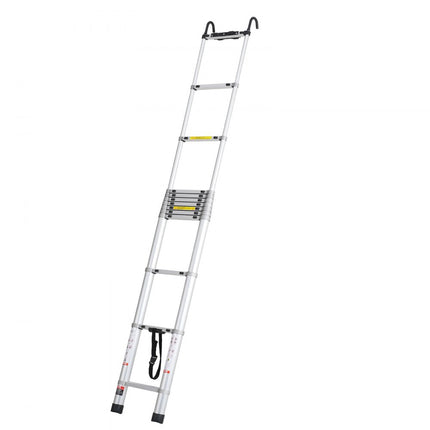 VEVOR telescoopladder, trapladder, vouwladder, uitschuifbare ladder, 190 kg, 5 m