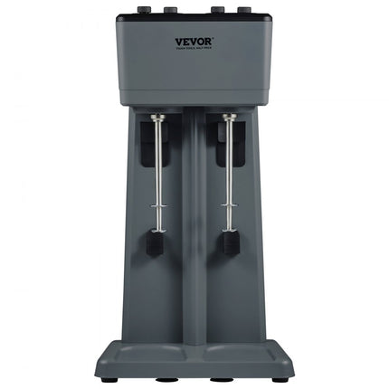 VEVOR Pro Drinkmixer Drankenmixer 750 W 820 ml dubbelkops milkshakemachine, 3 snelheden instelbaar 15000/18000/21000 RPM, roestvrijstalen beker melk- en eiwitshake, drankmixer, cocktail