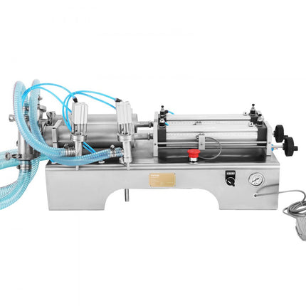 Twee Pijpen Pneumatische Vloeibare Vulmachine 100-1000ml voor Vloeibare Sapvuller