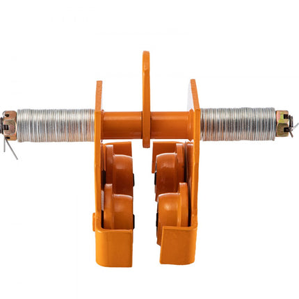 VEVOR loopkat, 2 T draagvermogen, verrijdbaar onderstel, 88-203 mm, verstelbare breedte, steekwagen, staalpoedercoating met dubbele wielen, binnenkraangaragelift voor rechte, gebogen I-balken
