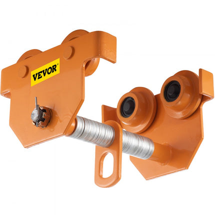 VEVOR-wagen, draagvermogen 5 ton, rollend chassis met 114-203 mm verstelbare breedte, gepoedercoate steekwagen met dubbele wielen, garagelift voor rechte, gebogen I-balken