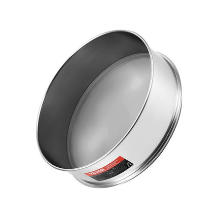 VEVOR meelzeef roestvrijstalen zeef fijnmazig fijne keukenzeef 40 mesh meelzeef