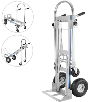 3 in 1 Aluminium Opvouwbare Zakwagen Hand Trolley Kar Auto Heavy Duty Opvouwbaar